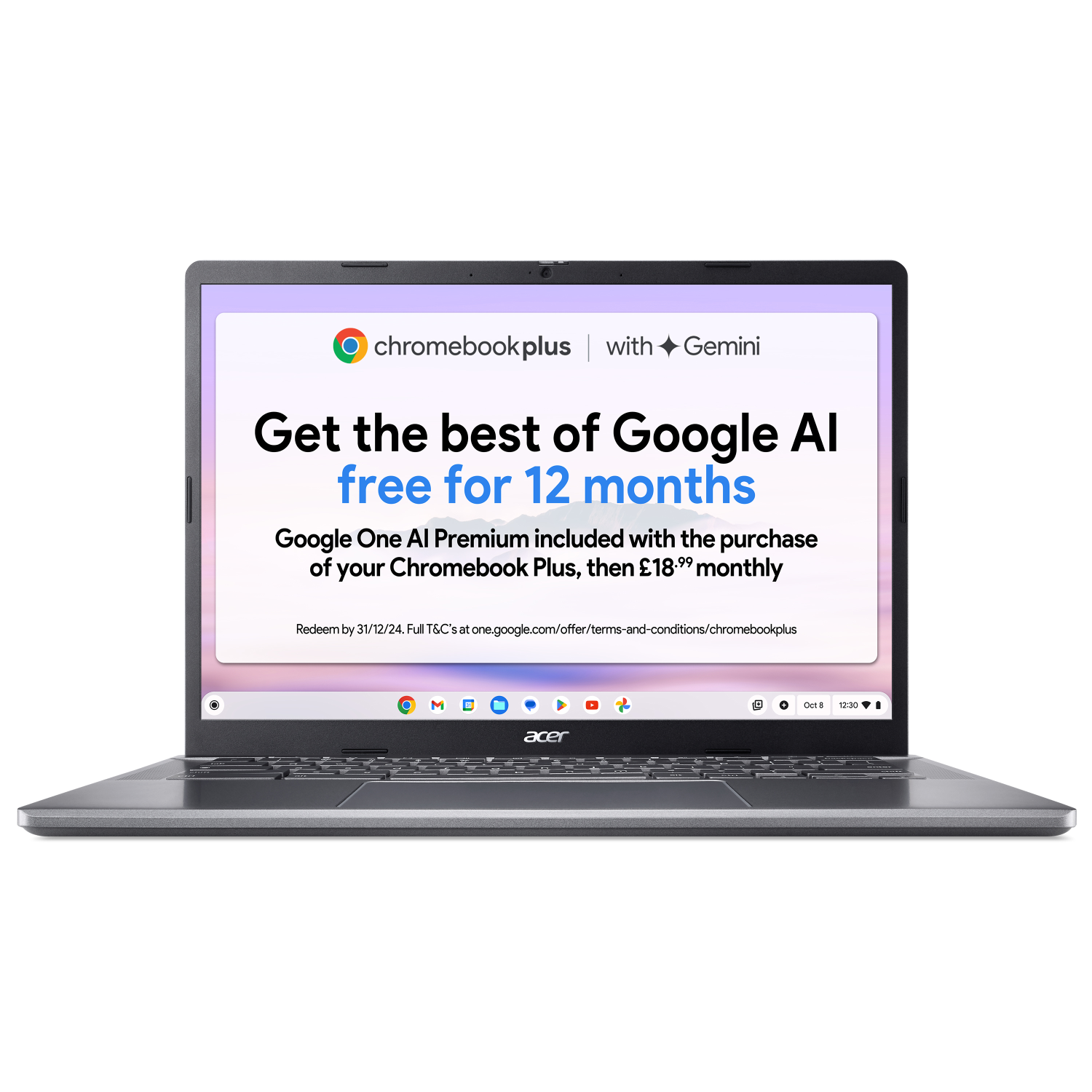 Acer CB514-3H Chromebooks - 14 Inches - 8GB - Grey