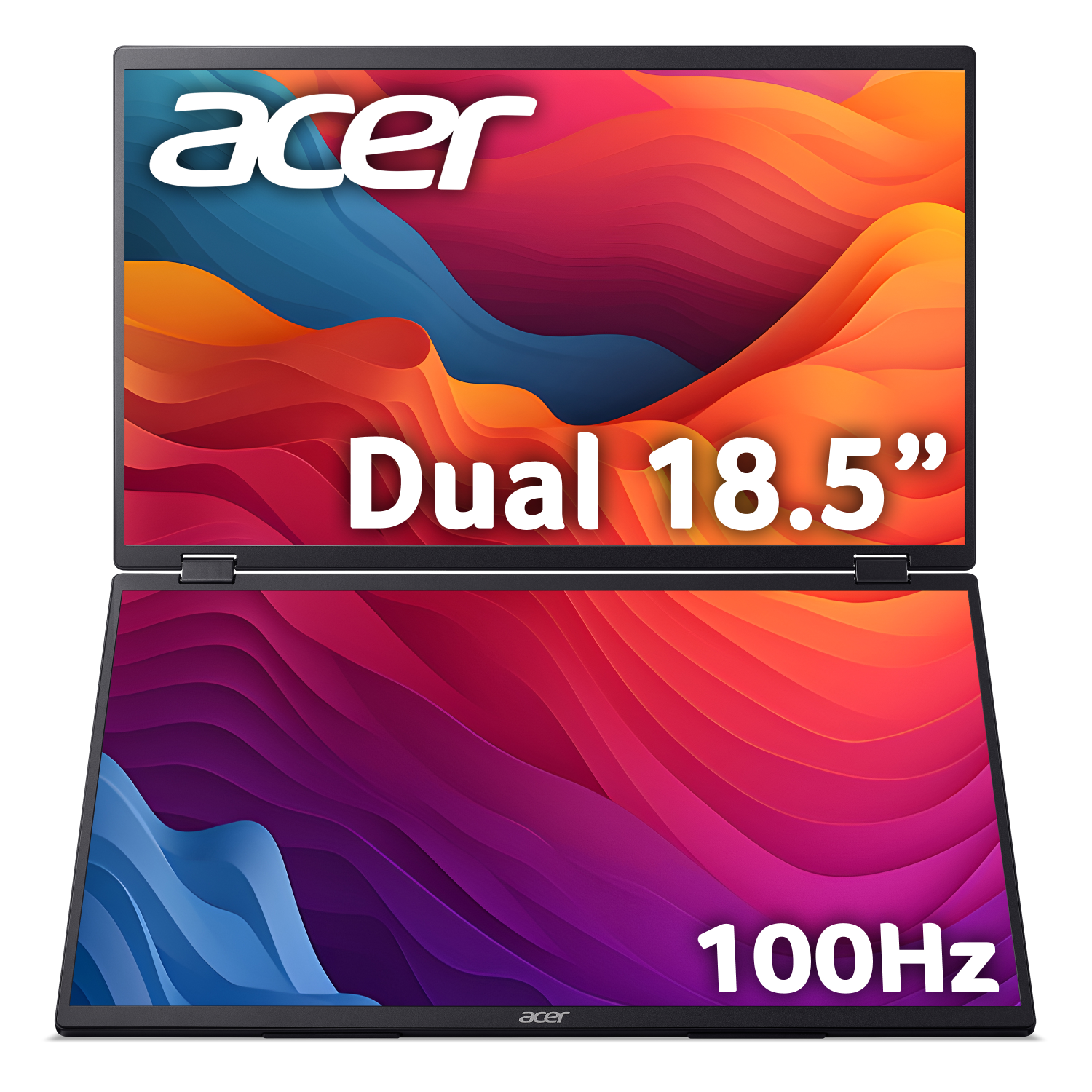 Acer PD193QE Computer Monitors - 18.5 Inches - Black