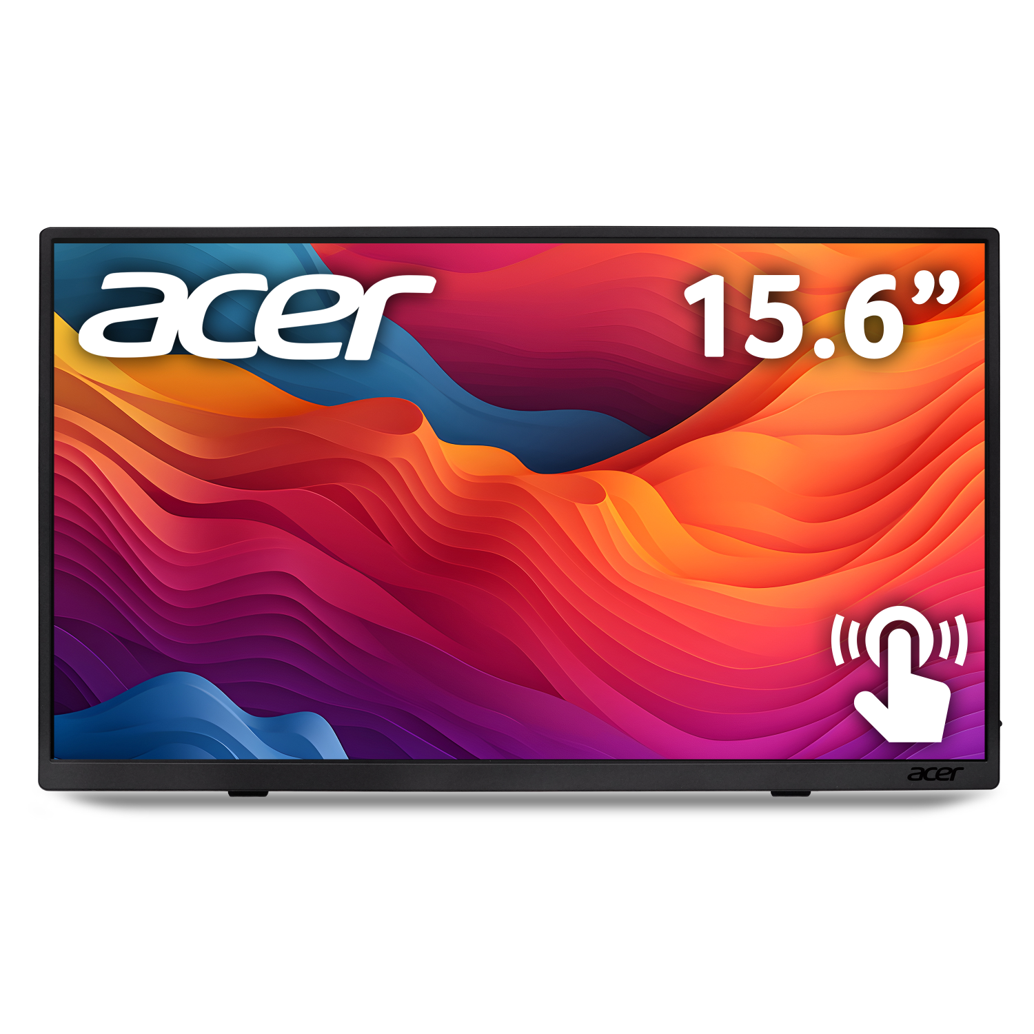 Acer PM161QTBMIUUUX15 Computer Monitors - 15.6 Inches - Black