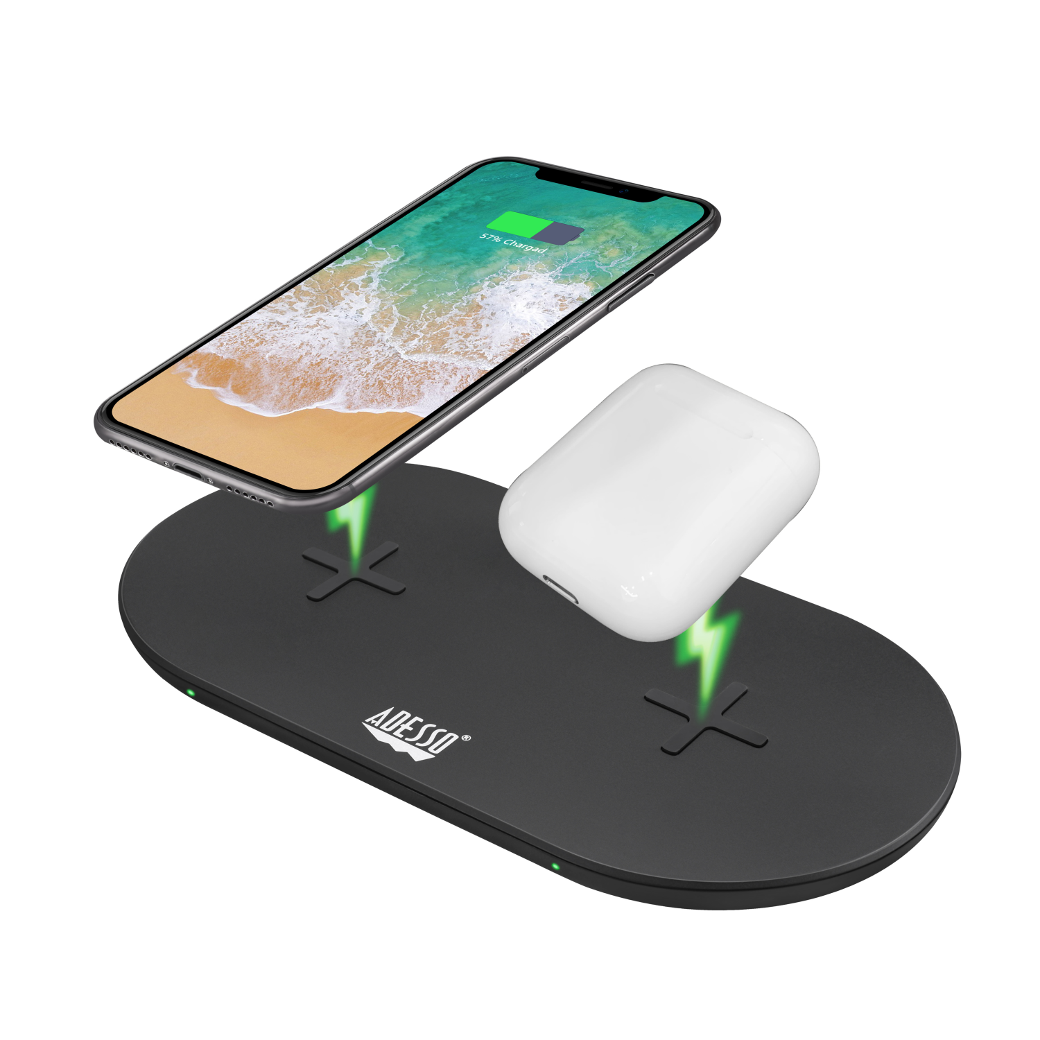 Adesso AUH-1040 Mobile Device Chargers - Black