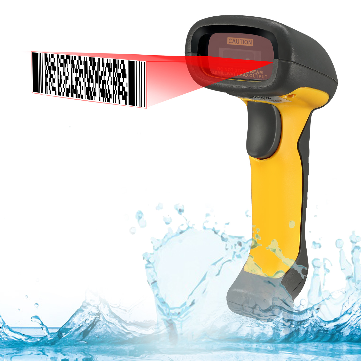 Adesso 5200TU Barcode Readers - Yellow