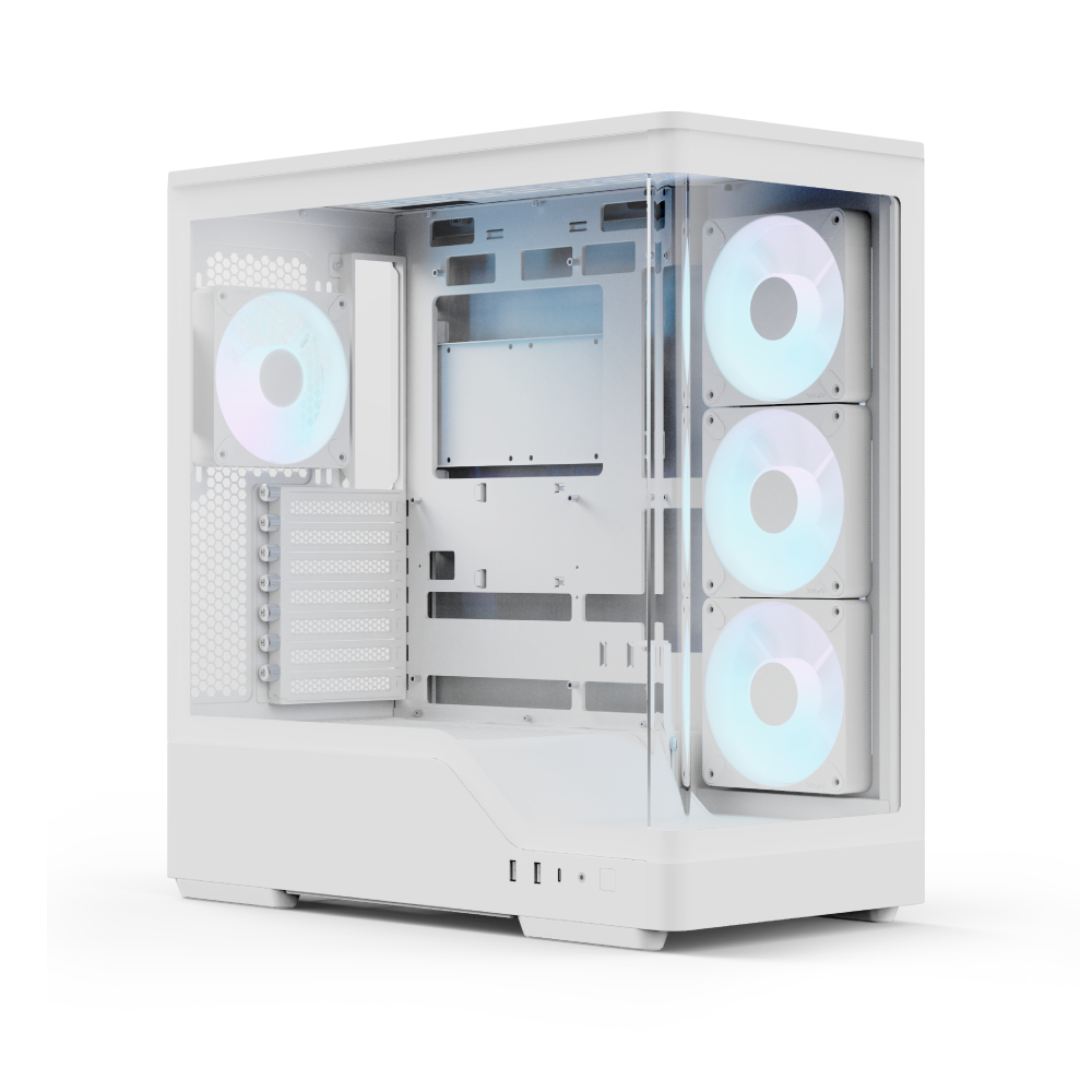 Aerocool P500A-WT Computer Cases - White
