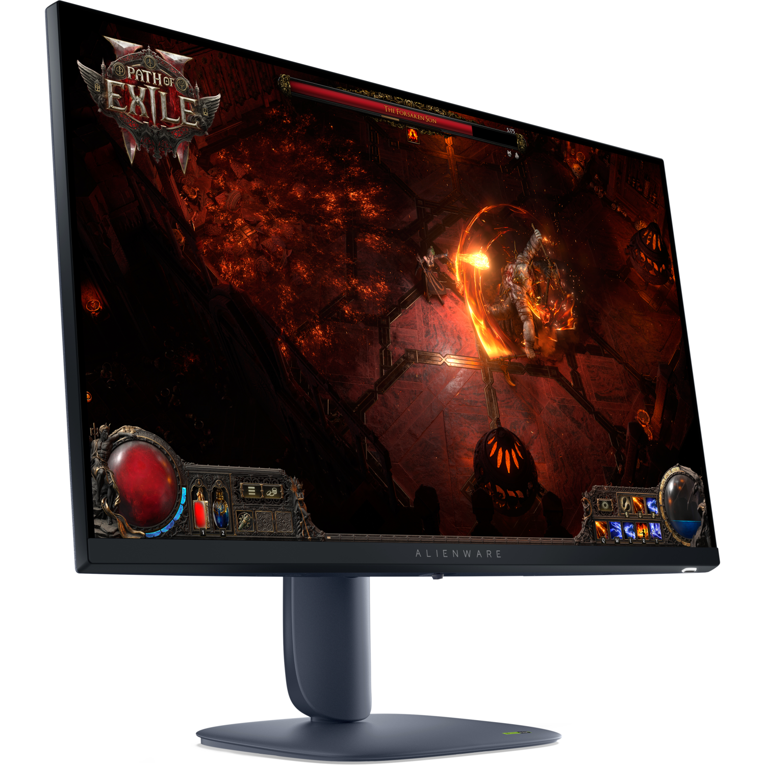 Alienware AW2725DM Computer Monitors - 27 Inches - Blue