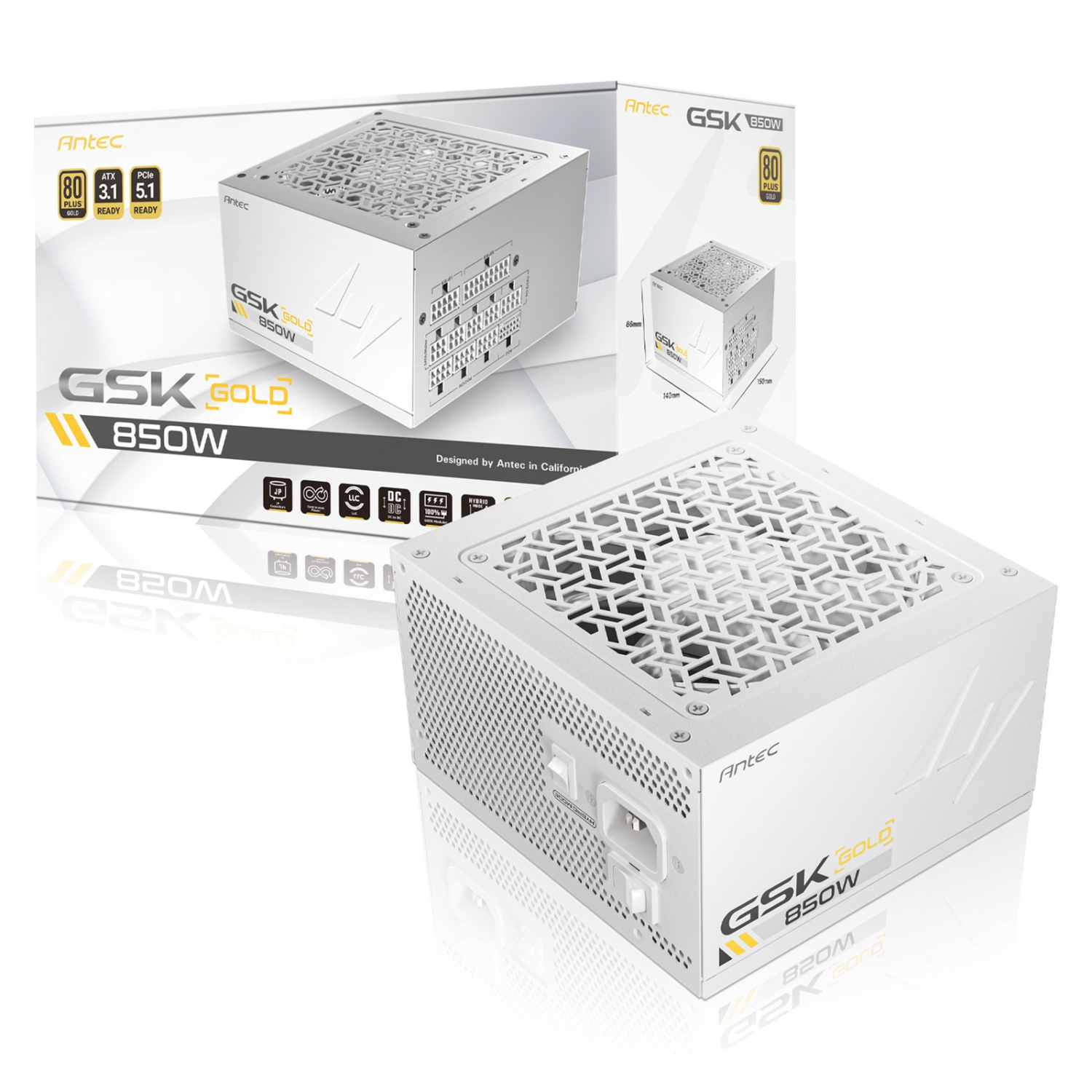 Antec ATX3 Power Supply Units - White
