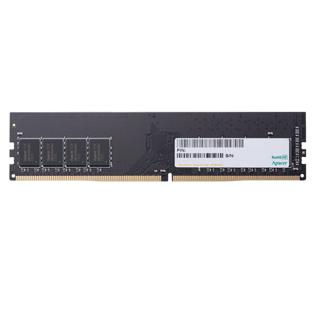 Apacer AU08GGB32CSYBGH 8GB DIMM System Memory DDR4 3200MHz 1 x 8GB 288 Pin CL22 Bulk