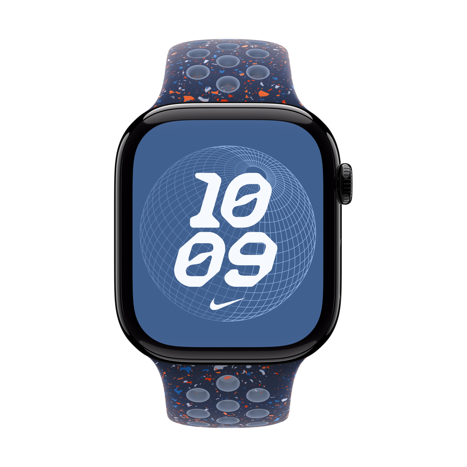 Apple Nike Sport Band Blue Aluminium, Fluoroelastomer