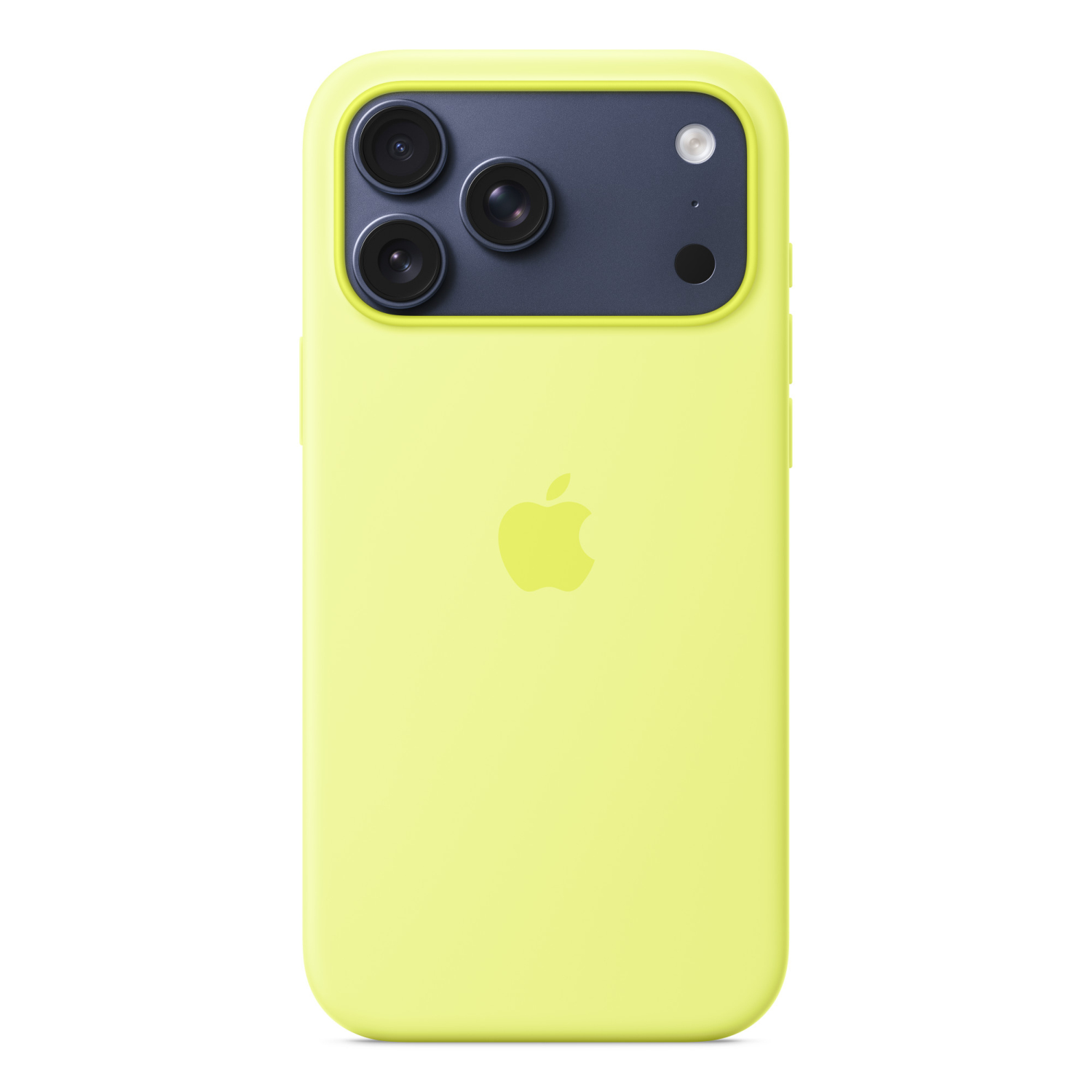 Apple iPhone 17 Pro Max Silicone Case with MagSafe – Neon Yellow