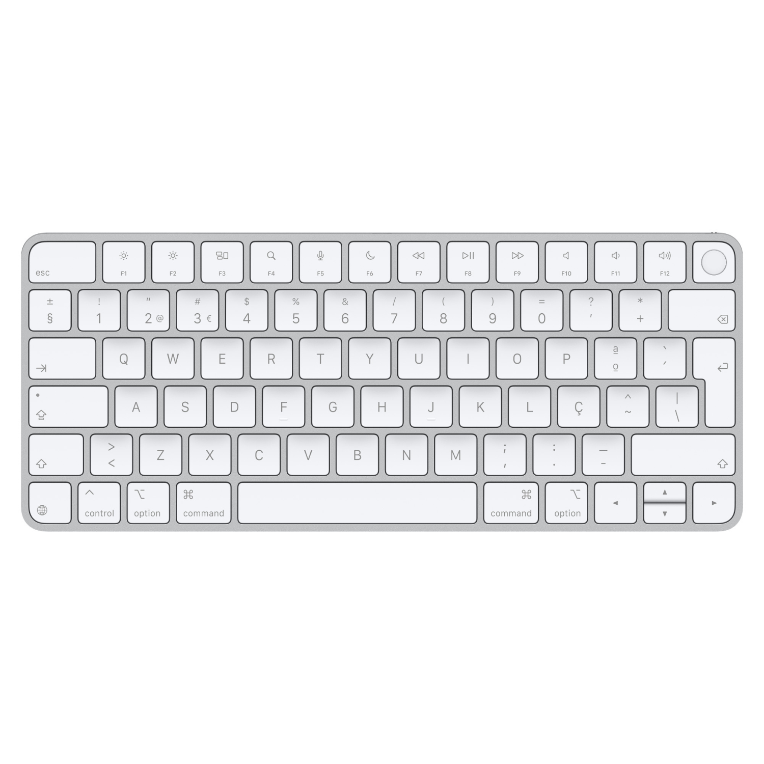 Apple Magic Keyboard with Touch ID for Mac models with silicon (USB–C) - Portuguese