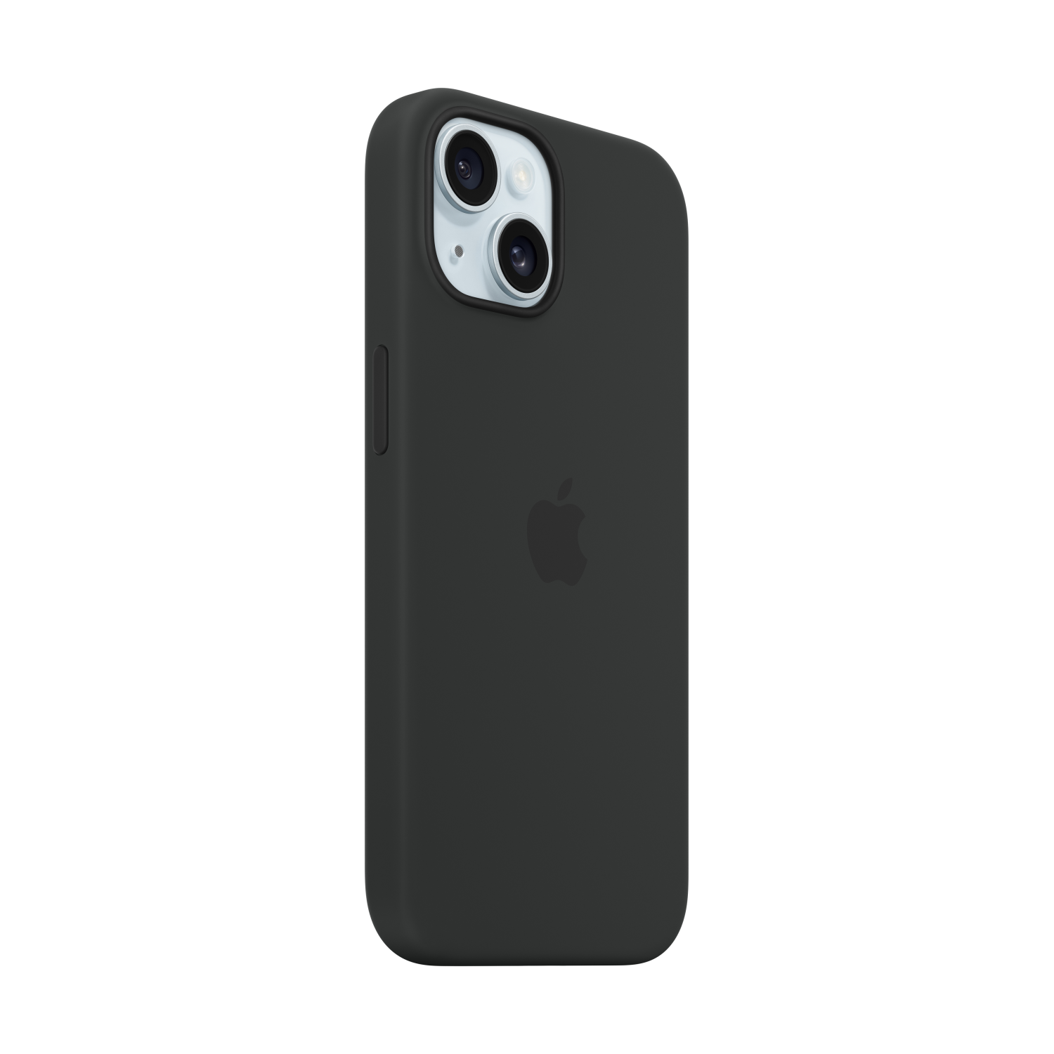 Apple iPhone 15 Silicone Case with MagSafe - Black