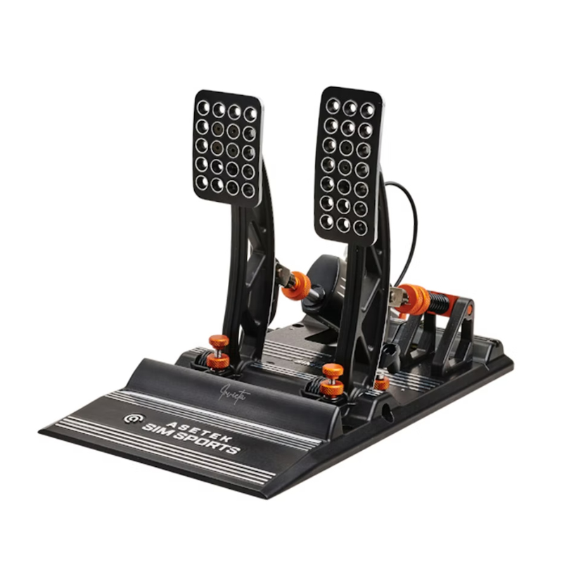 Asetek 40-010-0000001 Gaming Controller Black, Orange, White USB Pedals PC