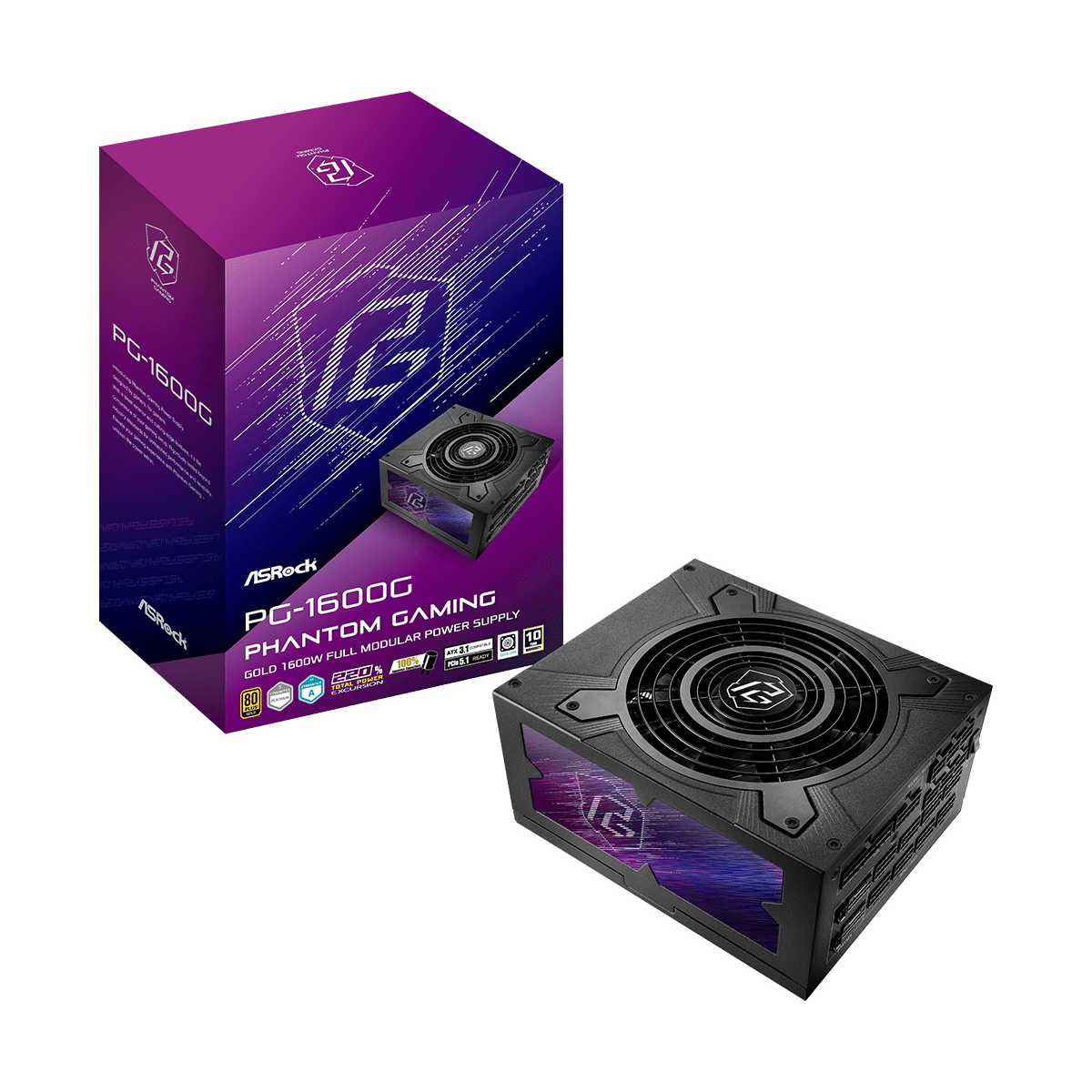 Asrock 1600W Power Supply Units - Black