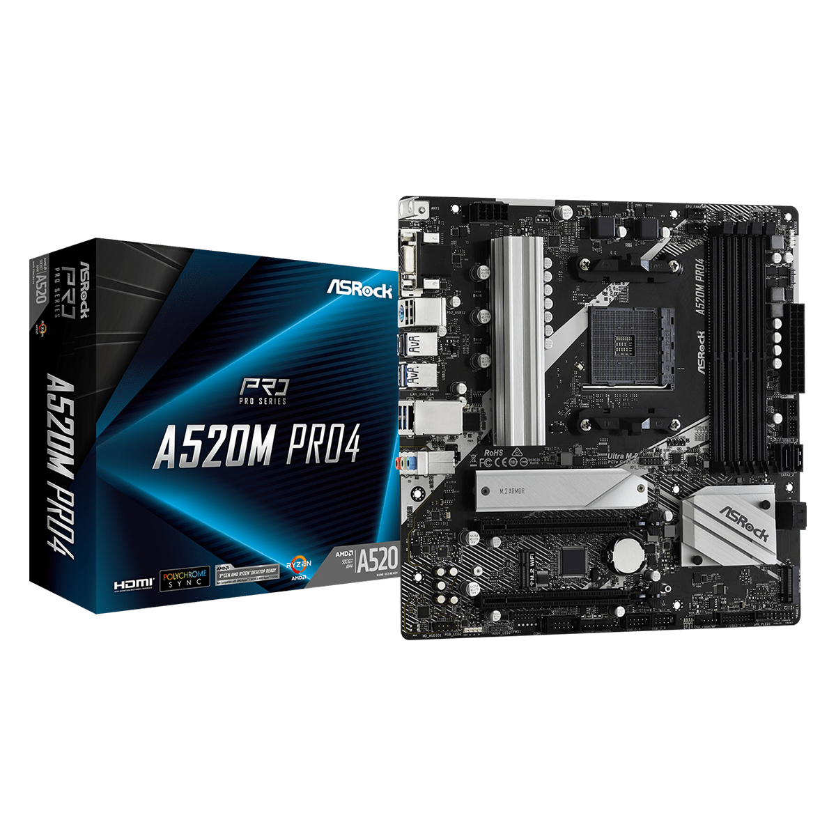 Asrock A520M Motherboards