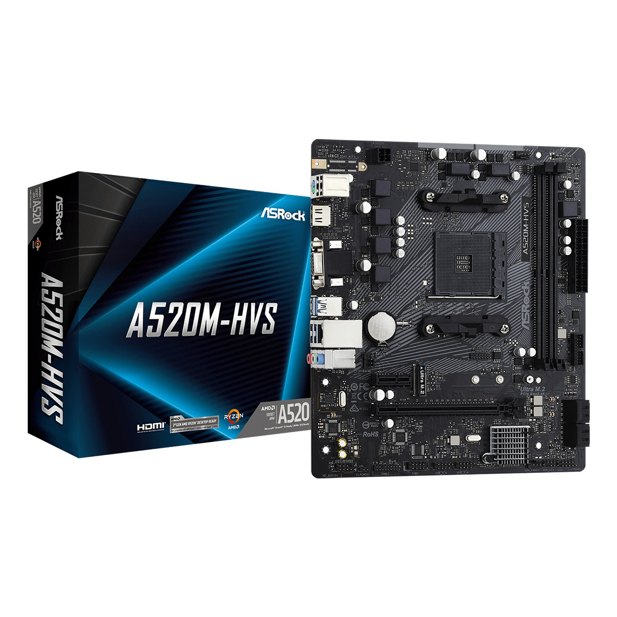 Asrock A520M-HVS Motherboards