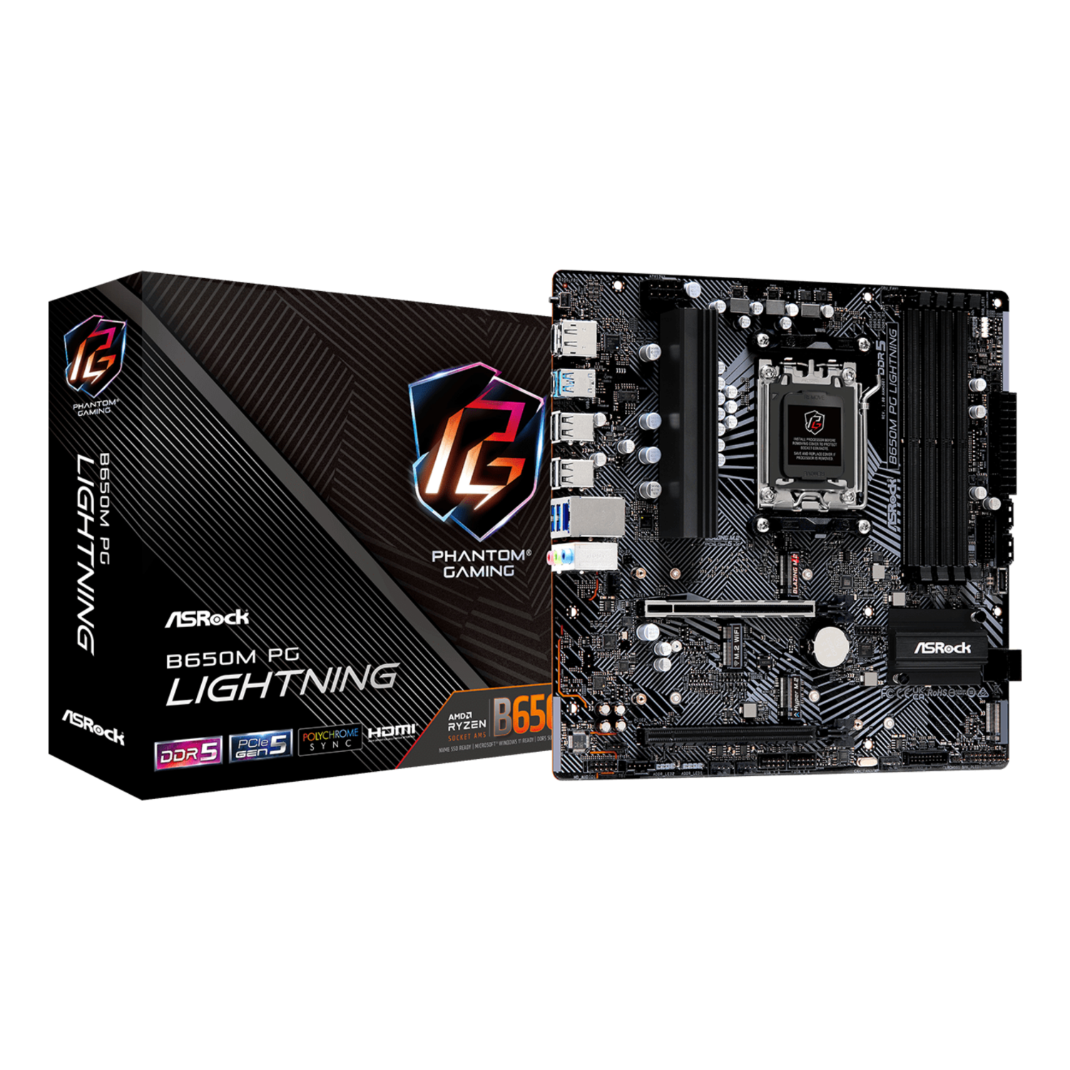 Asrock B650M Motherboards - Black
