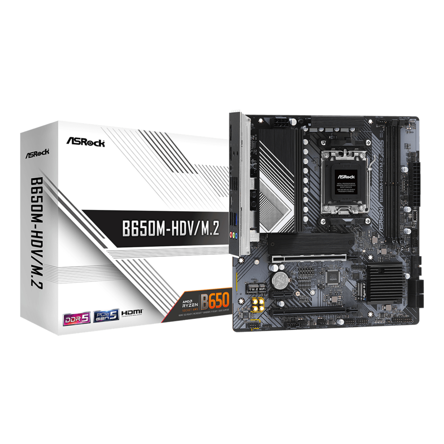 Asrock B650M-HDV/M.2 AMD B650 Socket AM5 micro ATX