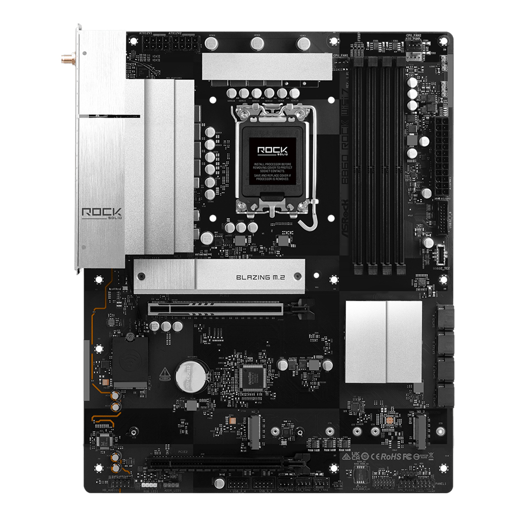 Asrock B860 Motherboards - Black