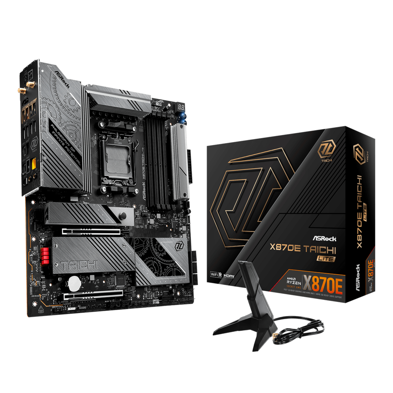 Asrock 90-MXBPA0-A0UAYZ Motherboards - Black