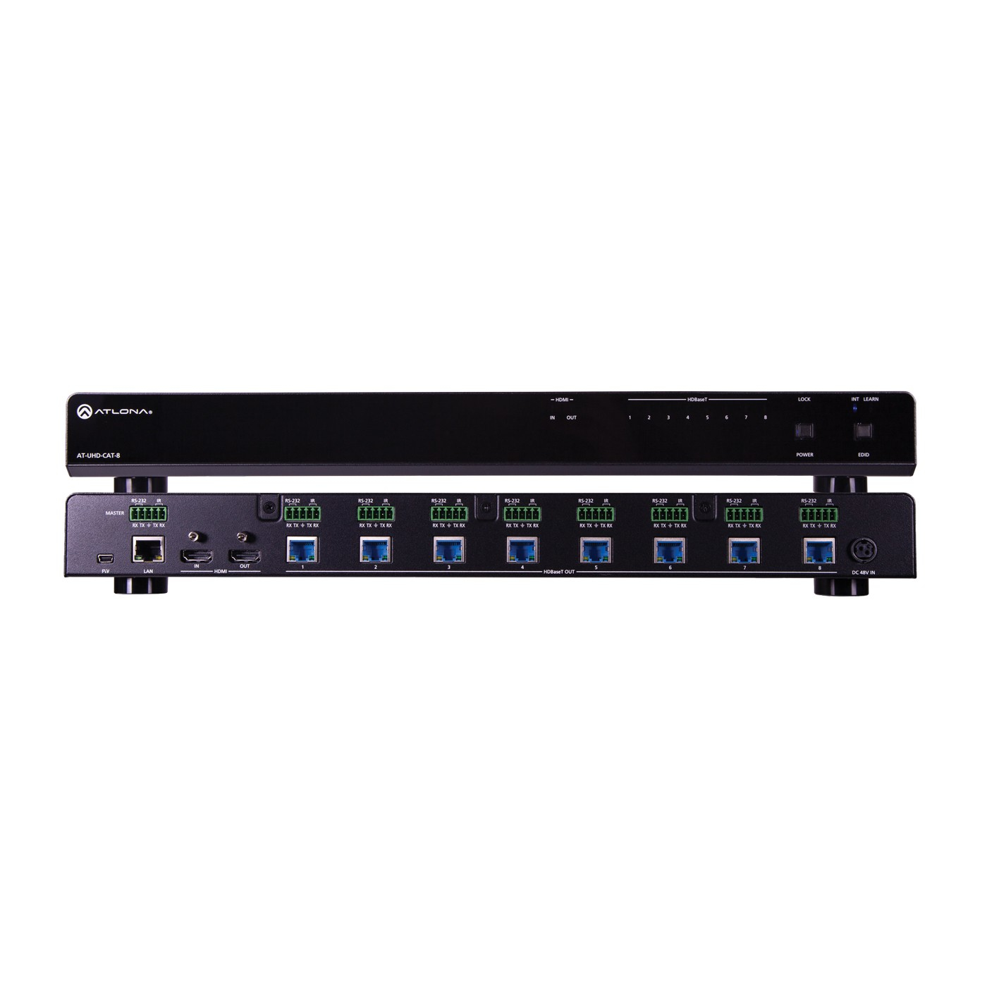 Atlona AT-UHD-CAT-8 Video Switches - Black