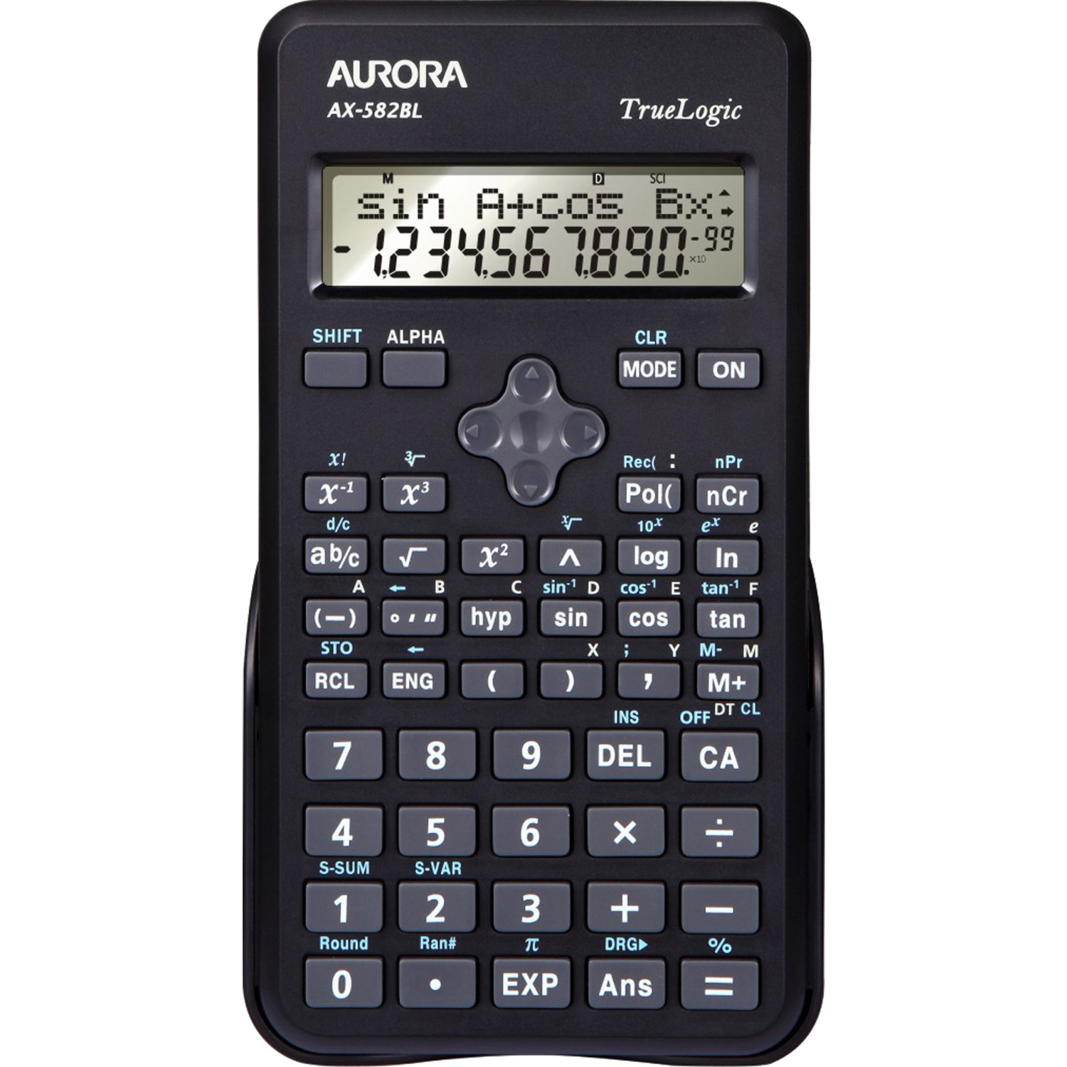 Aurora AX-582BL Calculators - Black