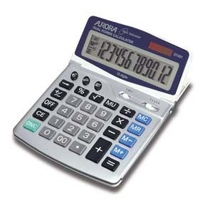 Aurora DT401 Calculators - Grey