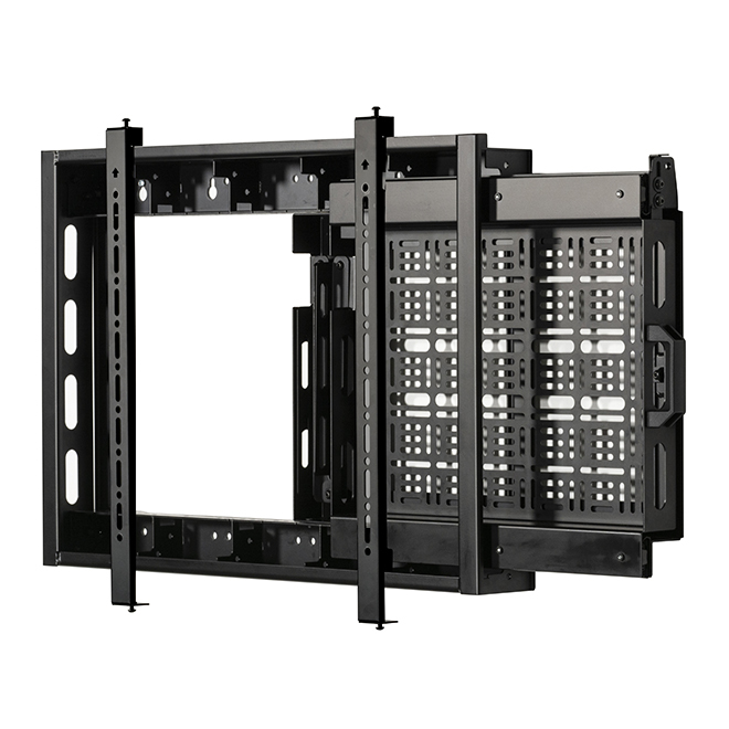 B-Tech Flat Screen Wall Mount with Slide-Out AV Storage Tray (VESA 600 x 400)