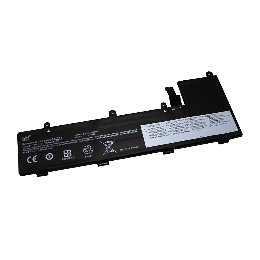 BTI 00WH043 Industrial Rechargeable Batteries - Black