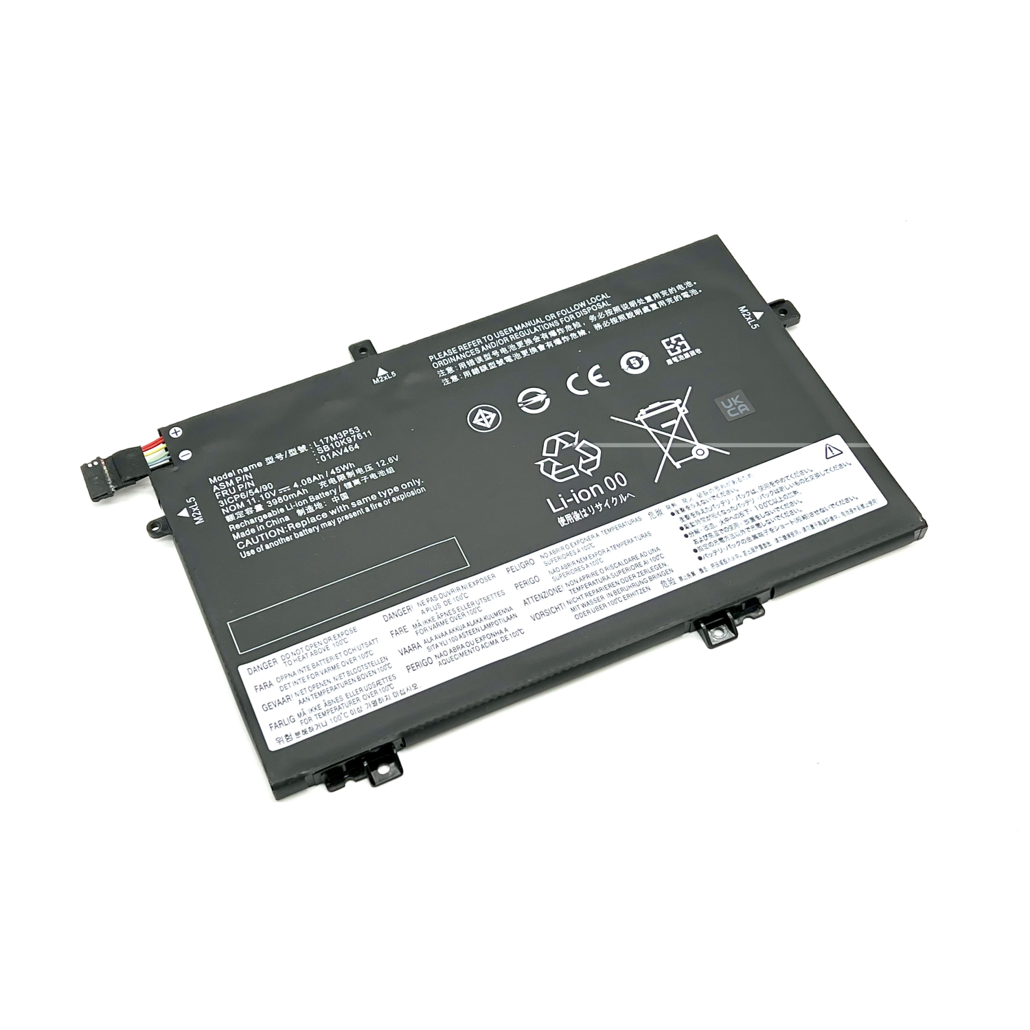 BTI L480 Industrial Rechargeable Batteries - Black