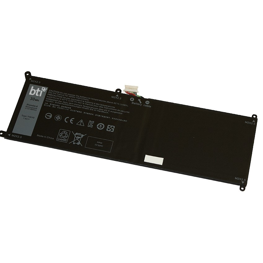 BTI 07VKV9 Industrial Rechargeable Batteries - Black