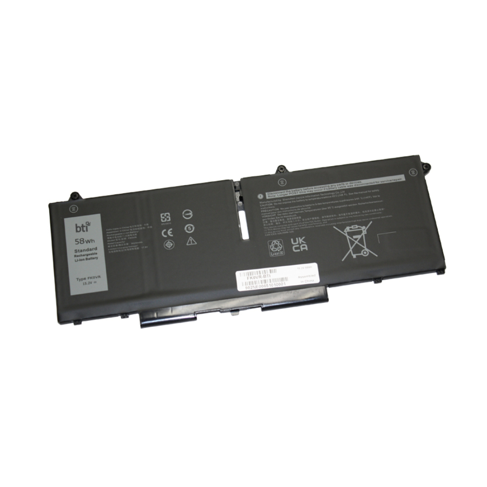 BTI 08P81K Industrial Rechargeable Batteries - Black