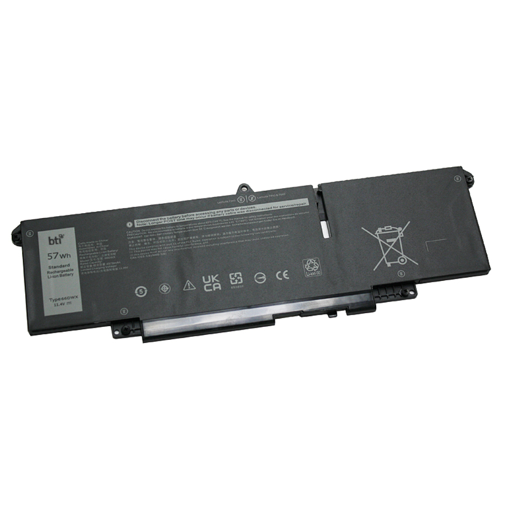 BTI 0JNYT4 Industrial Rechargeable Batteries - Black