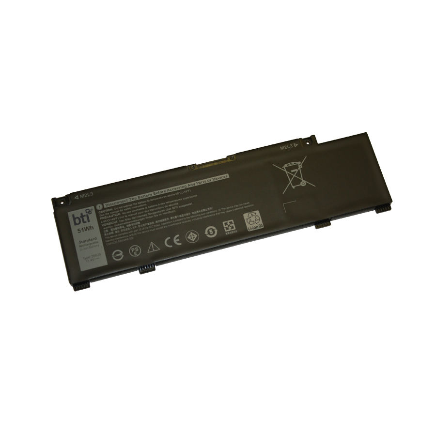 BTI 0M4GWP Industrial Rechargeable Batteries - Black