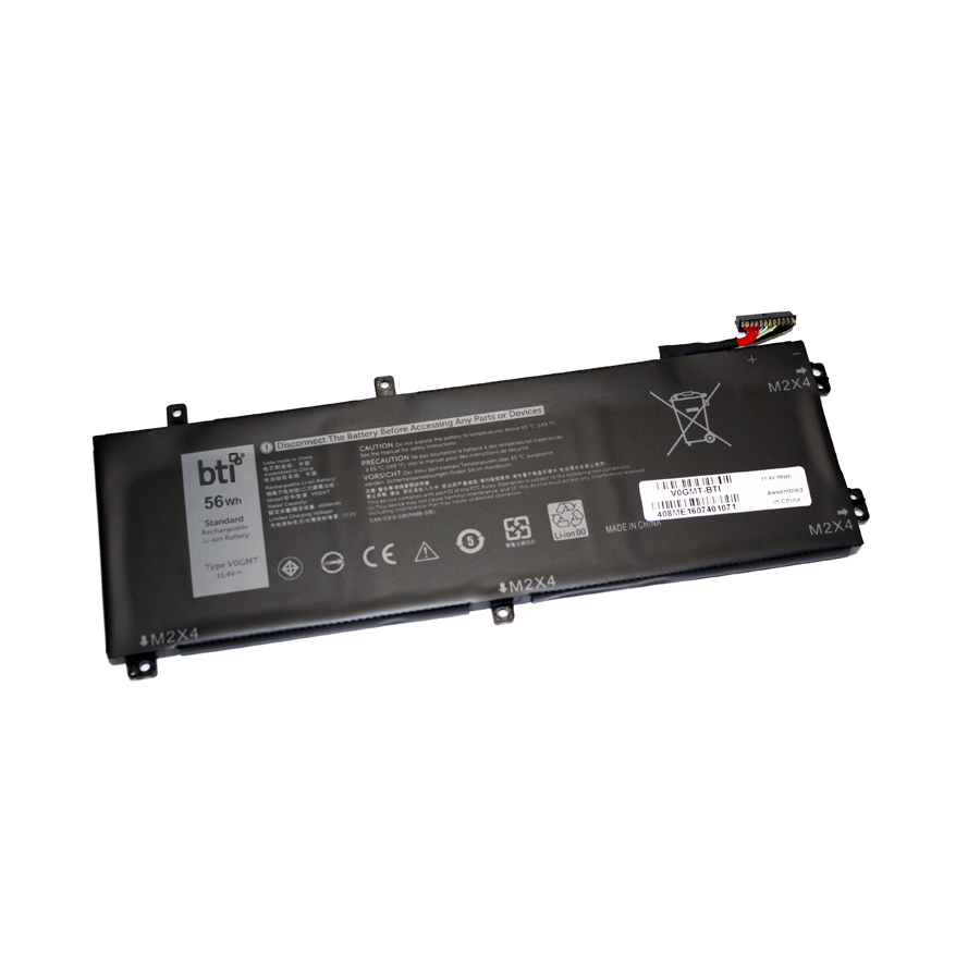 BTI 0W62W6 Industrial Rechargeable Batteries - Black
