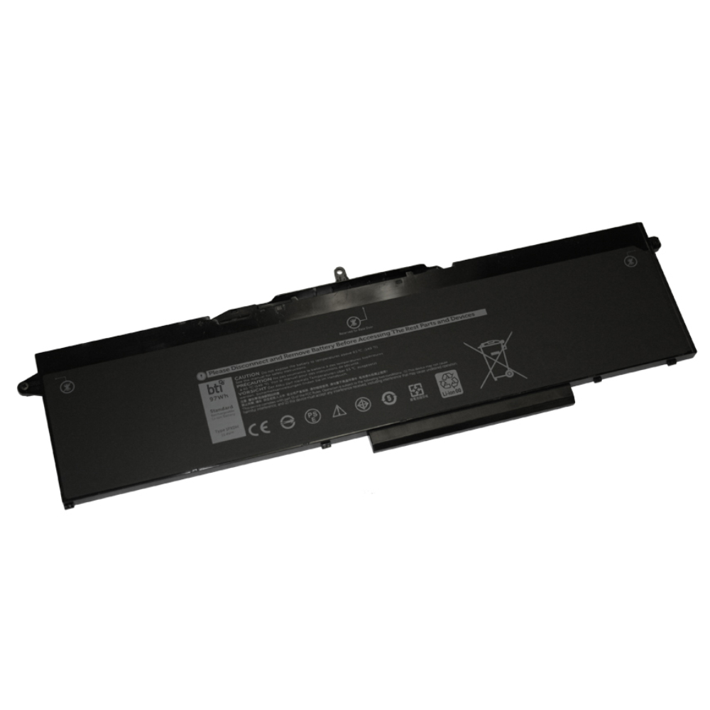 BTI 1WJT0 Industrial Rechargeable Batteries - Black