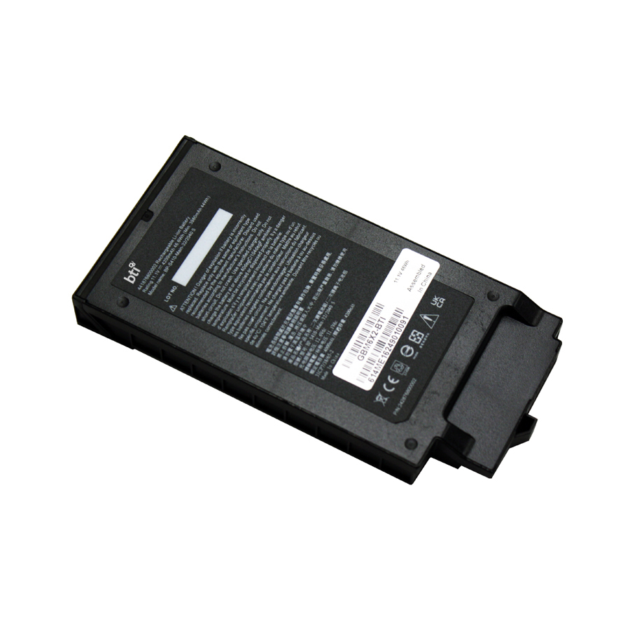 BTI 3-cell Industrial Rechargeable Batteries - Black
