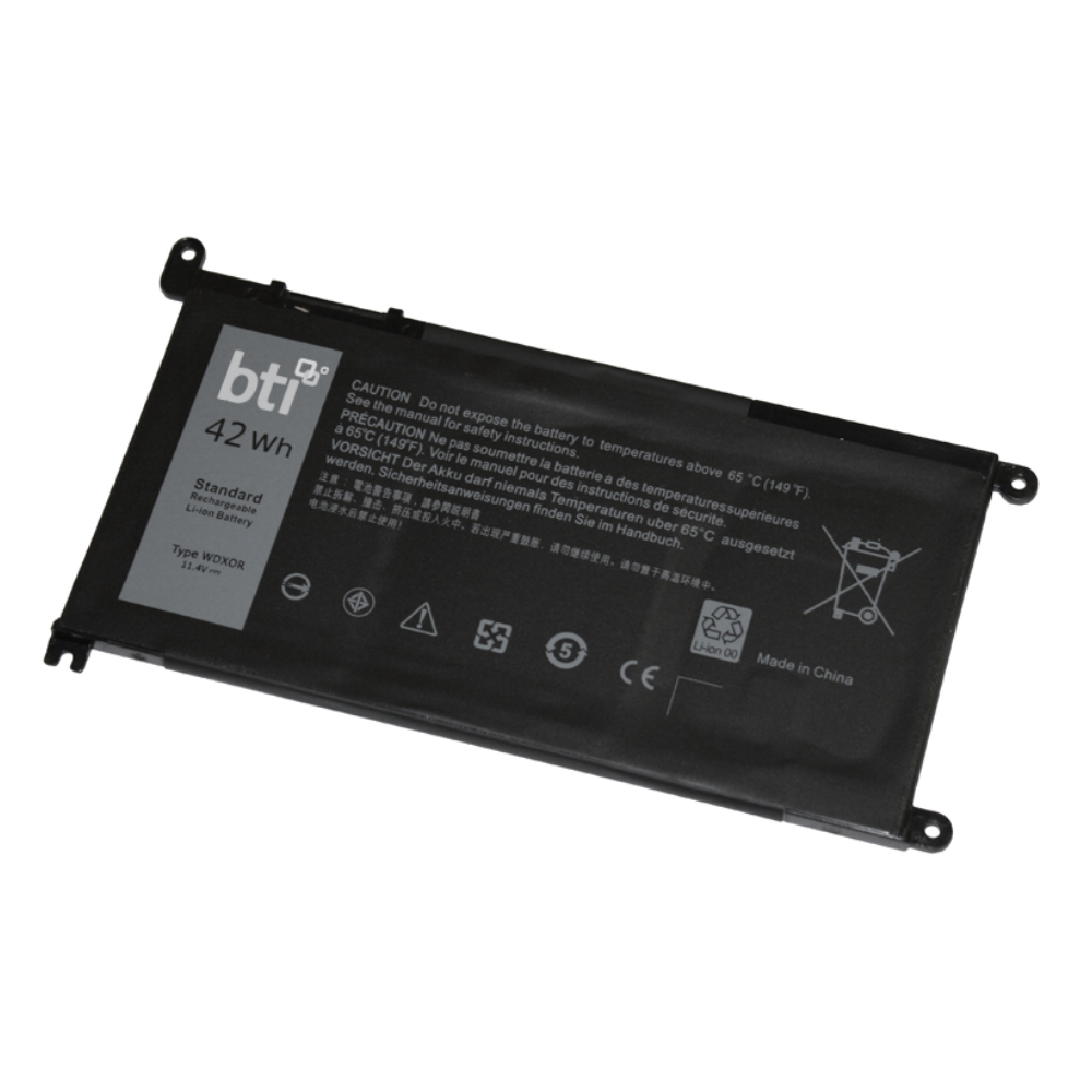 BTI WDX0R Industrial Rechargeable Batteries - Black