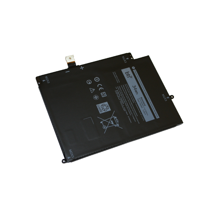 BTI 34Wh Industrial Rechargeable Batteries - Black