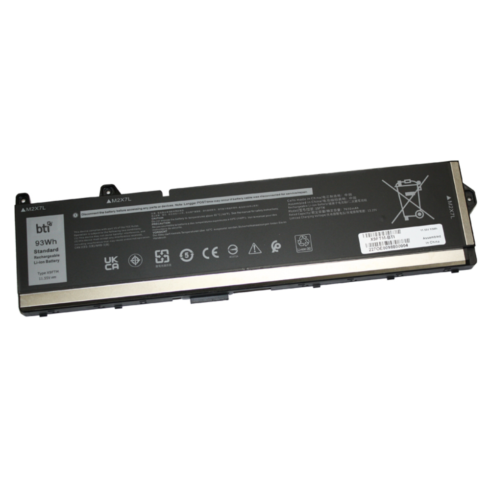 BTI 451-BCYG Industrial Rechargeable Batteries - Black