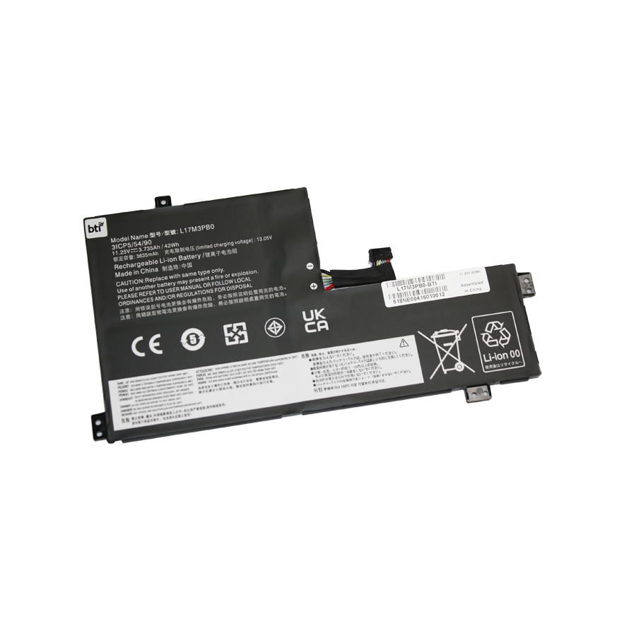 BTI 5B10S75394 Industrial Rechargeable Batteries - Black