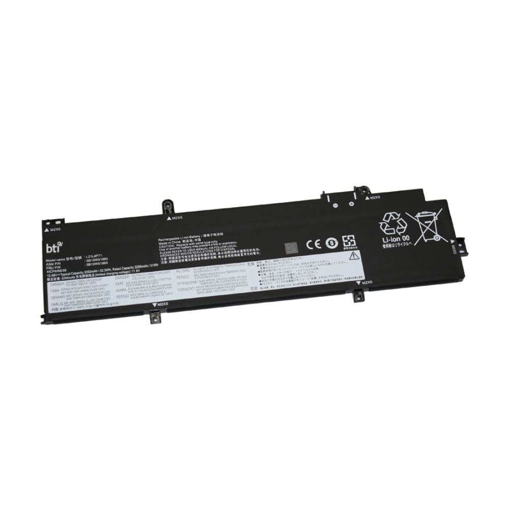 BTI 5B10W51899 Industrial Rechargeable Batteries - Black