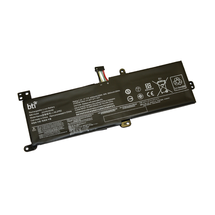 BTI L16M2PB2- Industrial Rechargeable Batteries - Black