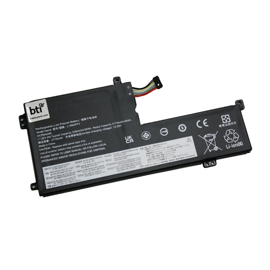 BTI 5B10W67321 Industrial Rechargeable Batteries - Black