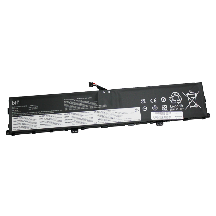 BTI 5B11B79217 Industrial Rechargeable Batteries - Black