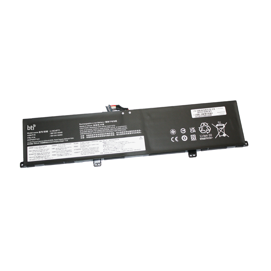 BTI 5B11H56416 Industrial Rechargeable Batteries - Black