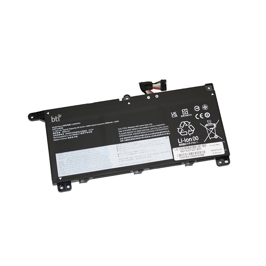 BTI 45Wh Industrial Rechargeable Batteries - Black