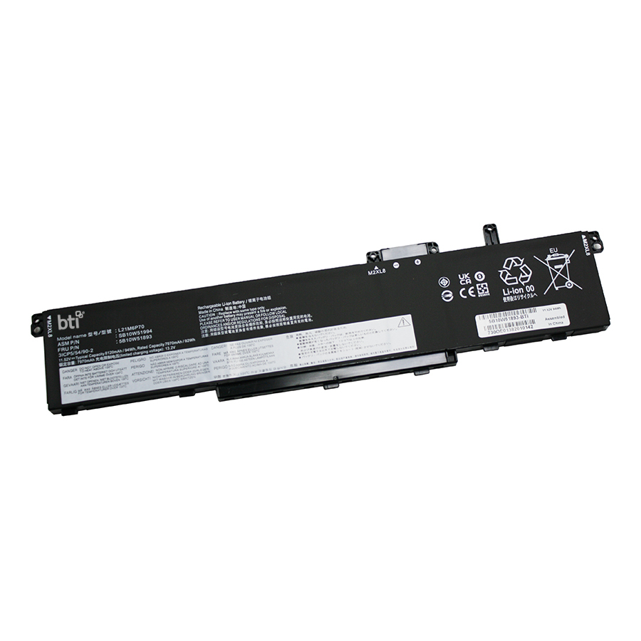BTI 5B11M90090 Industrial Rechargeable Batteries - Black
