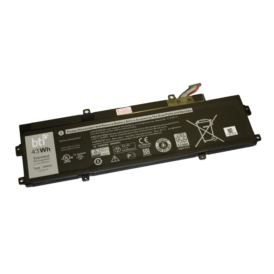 BTI 43Wh Industrial Rechargeable Batteries - Black