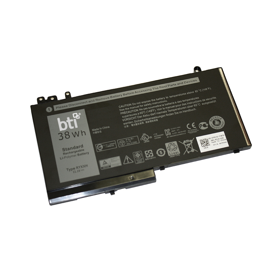 BTI 5TFCY Industrial Rechargeable Batteries - Black