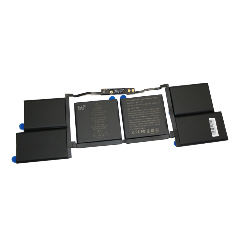 BTI 6-cell Industrial Rechargeable Batteries - Black