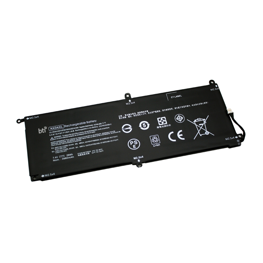 BTI 29Wh Industrial Rechargeable Batteries - Black