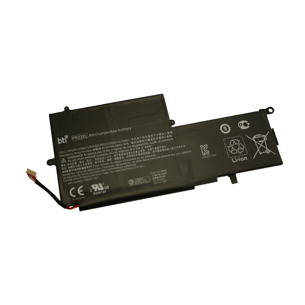 BTI 56Wh Industrial Rechargeable Batteries - Black